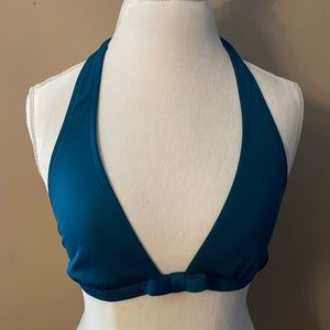 J. Crew Bikini Top Size Large Halter top, Green